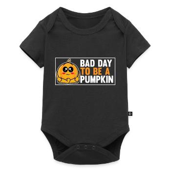 Bad Day to be a pumpkin - Baby Premium short-sleeve bodysuit - black - Front