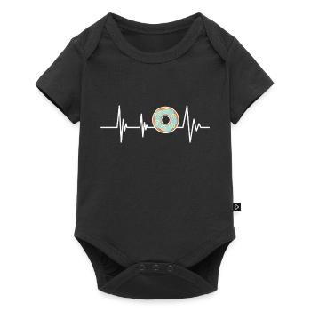 Lifeline and Donut - Baby Premium short-sleeve bodysuit - black - Front