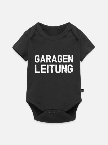 Garagen Leitung - Baby Premium Kurzarmbody - Schwarz