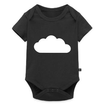 Weather Cloud Clouds Rain Sky Vector 7 - Baby Premium short-sleeve bodysuit - black - Front