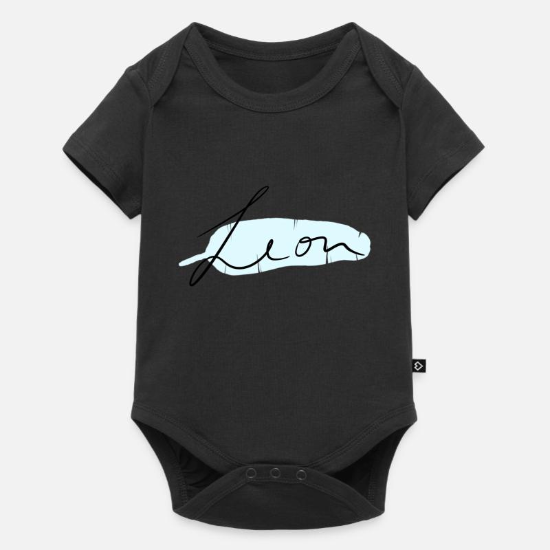 Léon - Body à manches courtes Premium Bébé - noir