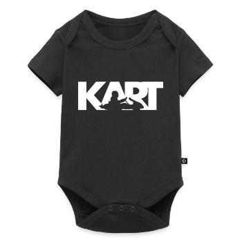 Kart - Baby Premium Kurzarmbody - Schwarz - Vorne
