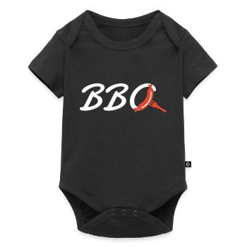 ''BBQ'' hotdogs - Baby Premium short-sleeve bodysuit - black - Front