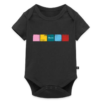 "Stabil" Farben - Baby Premium Kurzarmbody - Schwarz - Vorne