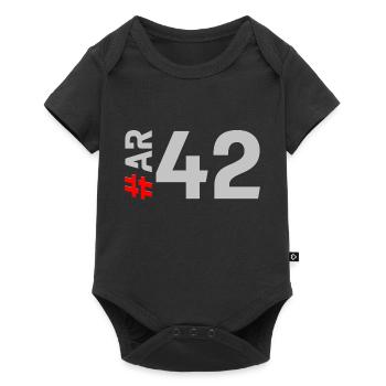 AR42 - Baby Premium short-sleeve bodysuit - black - Front