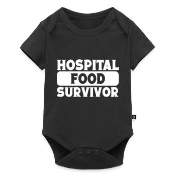 I Ate Hospital Food and Survived Hospital - Baby Premium short-sleeve bodysuit - black - Front