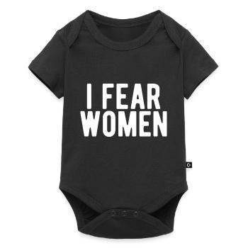 J’ai peur des femmes J’ai peur des femmes - Body à manches courtes Premium Bébé - noir - Devant