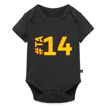 TA14-KARTON - Baby Premium Kurzarmbody - Schwarz - Vorne