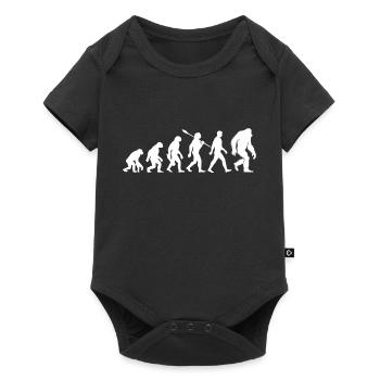 Evolution - Bigfoot - Yéti - Body à manches courtes Premium Bébé - noir - Devant