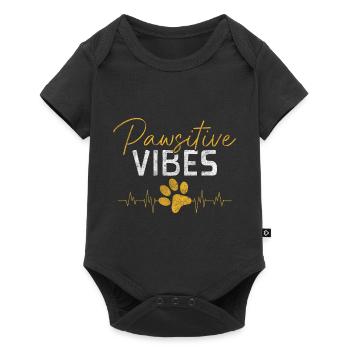 Dog Owners Family Dog School - Baby Premium short-sleeve bodysuit - black - Front