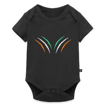 krallen irland 2 - Baby Premium Kurzarmbody - Schwarz - Vorne