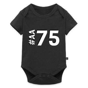 AA75 - Body à manches courtes Premium Bébé - noir - Devant
