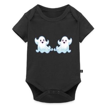 Ghost Ghost Cartoon 2 - Baby Premium short-sleeve bodysuit - black - Front