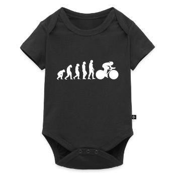 Evolution du vélo de route - Body à manches courtes Premium Bébé - noir - Devant