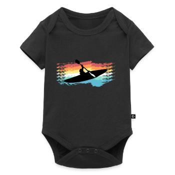 Kayak - Baby Premium Kurzarmbody - Schwarz - Vorne