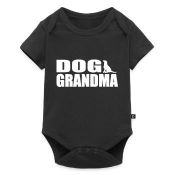 Dog Grandma chien propriétaire de chien cadeau - Body à manches courtes Premium Bébé - noir - Devant