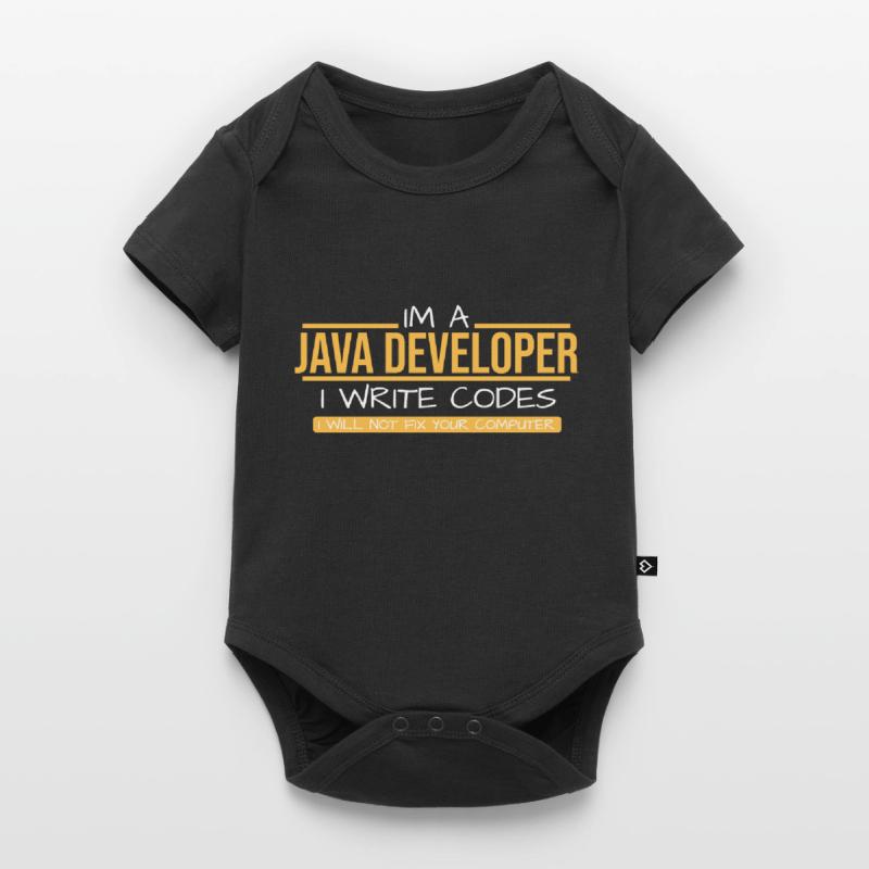 Java Developer Baby Premium short-sleeve bodysuit