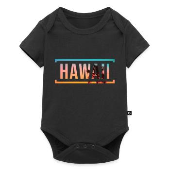 Hawaii America USA - Baby Premium short-sleeve bodysuit - black - Front