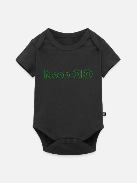 Noob - Baby Premium Kurzarmbody - Schwarz