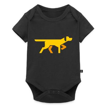 Hund Dog - Baby Premium short-sleeve bodysuit - black - Front