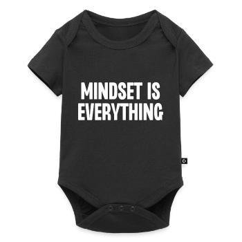 Mindset is Everything - Baby Premium short-sleeve bodysuit - black - Front