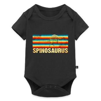 Spinosaurus Dinosaures - Body à manches courtes Premium Bébé - noir - Devant