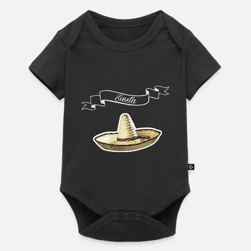 Siesta - Baby Premium short-sleeve bodysuit - black