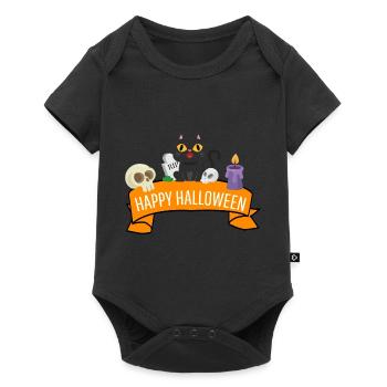 Cat Costume Creepy Gift Happy Halloween - Baby Premium short-sleeve bodysuit - black - Front