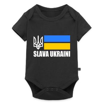 Ukraine - Body à manches courtes Premium Bébé - noir - Devant