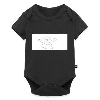 Fantôme vieux - Body à manches courtes Premium Bébé - noir - Devant