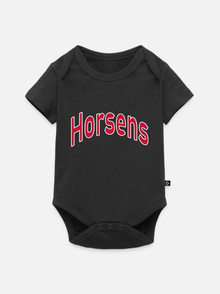 Horsens - Baby Premium Kurzarmbody - Schwarz