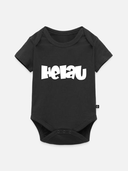 Helau - Baby Premium Kurzarmbody - Schwarz