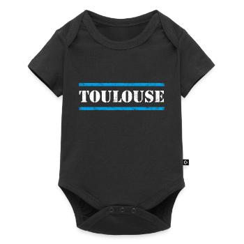 Toulouse - Baby Premium short-sleeve bodysuit - black - Front
