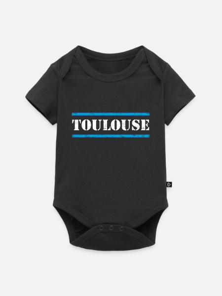 Toulouse - Baby Premium Kurzarmbody - Schwarz