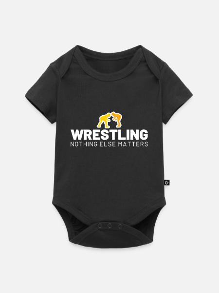 WRESTLING nothing else matters - Baby Premium Kurzarmbody - Schwarz