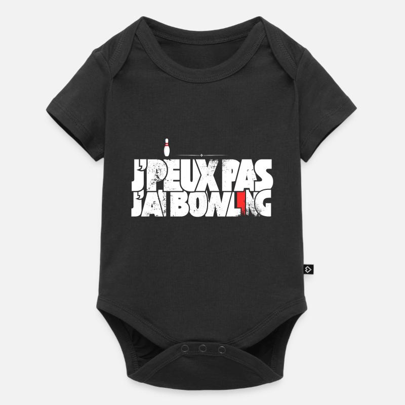 J'peux pas j'ai Bowling - Body à manches courtes Premium Bébé - noir
