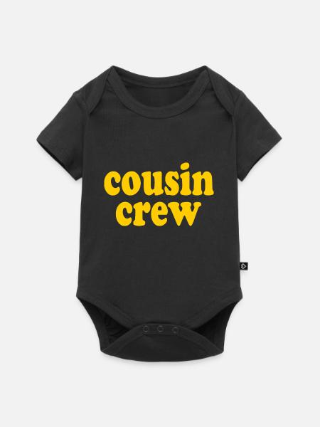 Cousin crew - Baby Premium Kurzarmbody - Schwarz