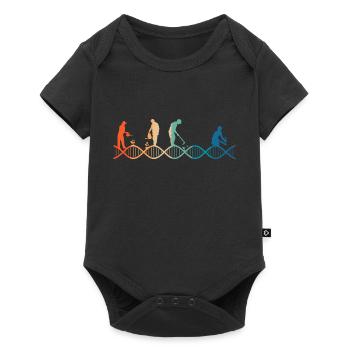 Gardening is in my DNA - Baby Premium short-sleeve bodysuit - black - Front