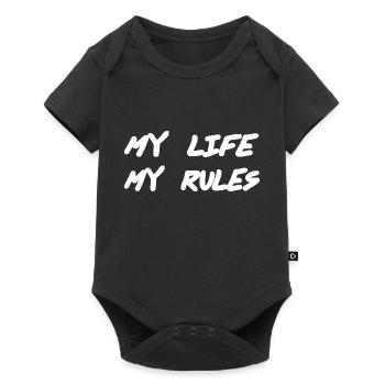 Vie - Body à manches courtes Premium Bébé - noir - Devant