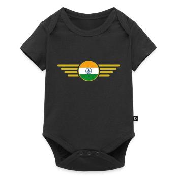 I Love India, Style Design T-Shirt - Baby Premium short-sleeve bodysuit - black - Front