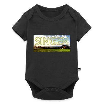 Singen Htwl. Paysage Lever du soleil Mars - Body à manches courtes Premium Bébé - noir - Devant