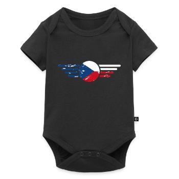 I Love Czech Republic, Elegance Style Design T-Shirt - Baby Premium short-sleeve bodysuit - black - Front