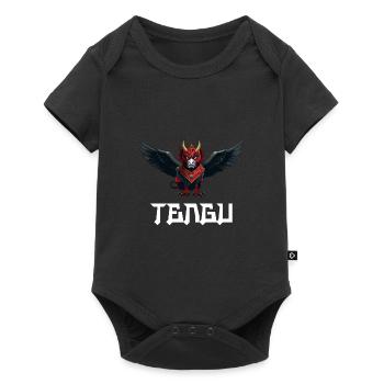 Tengu Manga Pinyin tiāngŏu Ciel Chien Anime - Body à manches courtes Premium Bébé - noir - Devant