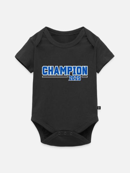 Champion 2025 - Baby Premium Kurzarmbody - Schwarz