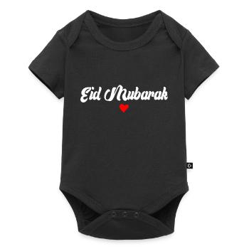 Islam Eid Mubarak - Baby Premium short-sleeve bodysuit - black - Front