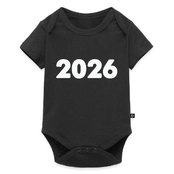2026 - Baby Premium short-sleeve bodysuit - black - Front
