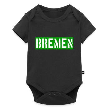 Bremen - Weser - Werder - Hansestadt - Baby Premium Kurzarmbody - Schwarz - Vorne