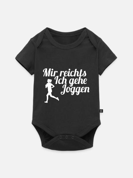 Läufer Laufen Joggen - Baby Premium Kurzarmbody - Schwarz