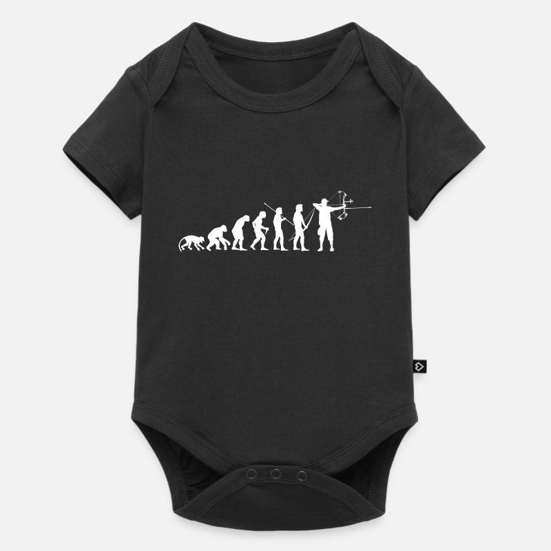 ArcLab CompoundArcherEvolution-White - Body à manches courtes Premium Bébé - noir
