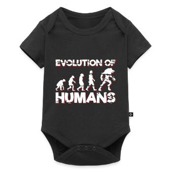 Evil Cute Colorful Big Brother - Baby Premium short-sleeve bodysuit - black - Front